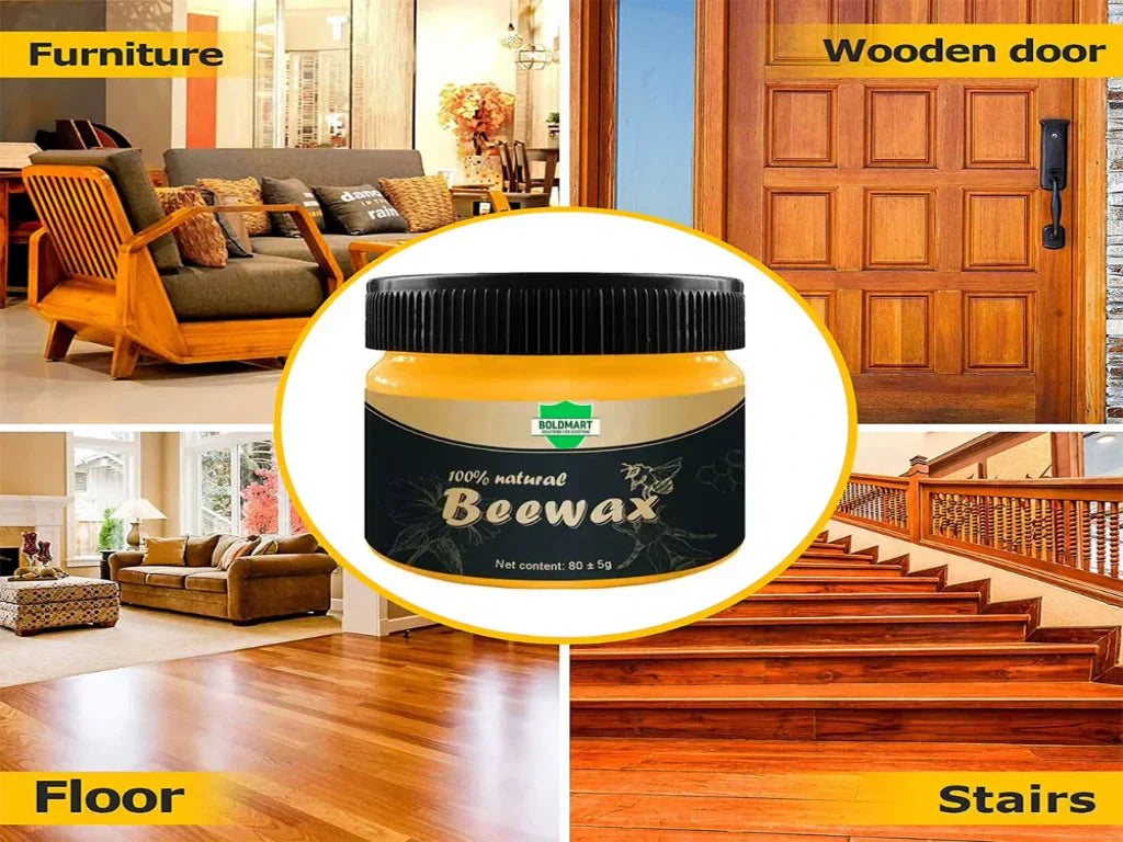Beeswax Furniture Polish | 100% Natural Wood Restorer -Free Shine ๐ฅ Buy 1 Get 1 Free