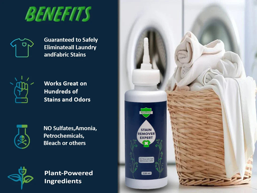 BoldMart Stain Remover Expert 120ml product packaging