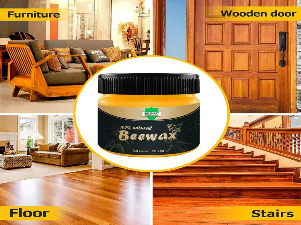 Beeswax Furniture Polish | 100% Natural Wood Restorer -Free Shine 🔥 Buy 1 Get 1 Free