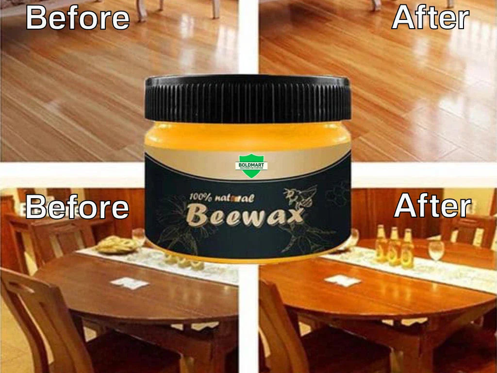 Beeswax Furniture Polish | 100% Natural Wood Restorer -Free Shine 🔥 Buy 1 Get 1 Free